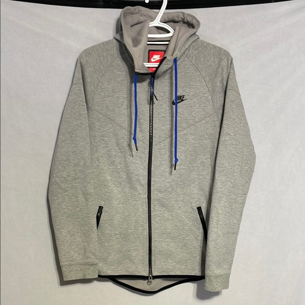 Nike Gray Tech Fleece Zip-Up Hoodie